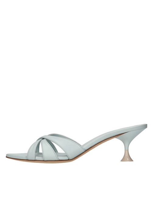 Mules in pelle 3JUIN | ELIS 055 LAIS PLUMETTECELESTE